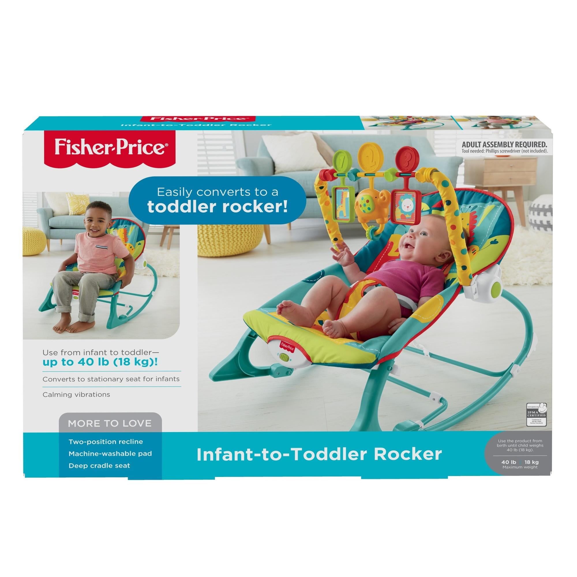 fisher price bouncer and rocker