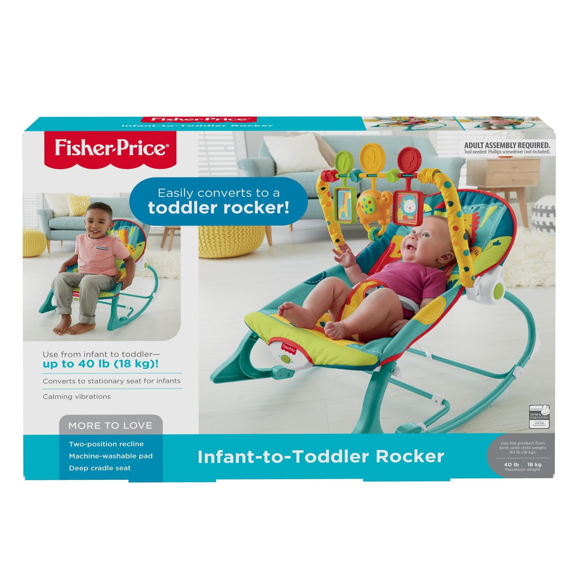 fisher price dark safari rocker