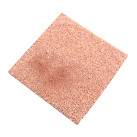 

LowProfile Cleaning Cloth Coral Square Handkerchief Soft Absorbent Towel Dish Towels 30*30cm Cleaning Supplies