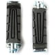thumbnail image 4 of Moto Black Rear Footrest Foot Pegs Pedals Left & Right Motorcycle Rubber Foot Spikes for Yamaha YBR, 4 of 5