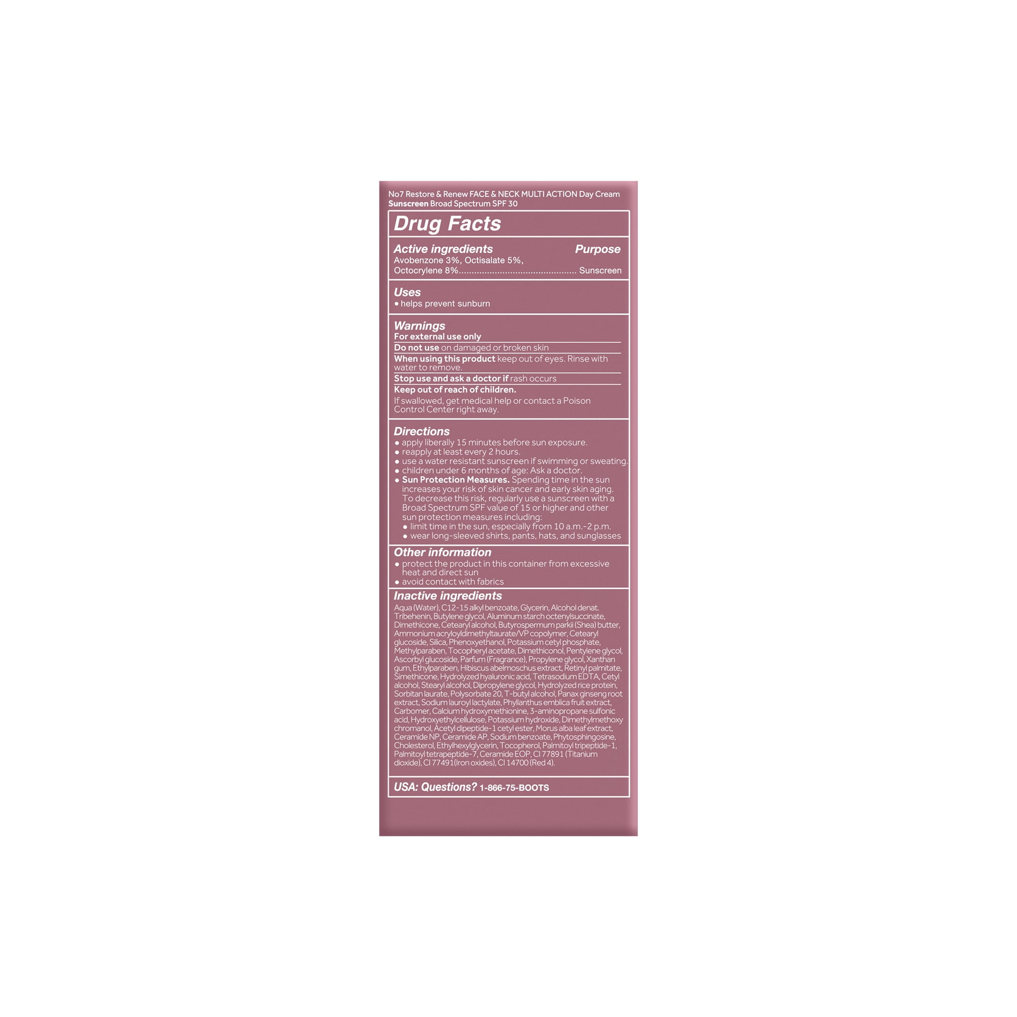 No7 Restore & Renew Face & Neck Multi Action Anti-Aging Skincare System