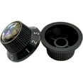 thumbnail image 3 of Black Electric Guitar Custom Control Speed Dial Knobs Black Strat Metric, 3 of 12