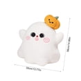 thumbnail image 3 of Halloween Cute Ghost Plush Pillow with Pumpkin Hat, Soft Cotton Ghost Stuffed Doll, Halloween Holiday Decoration Ornament & Gift for Kids Adults, 3 of 6
