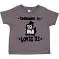 thumbnail image 3 of Inktastic Michigan Travel Gift Someone Loves Me Boys or Girls Toddler T-Shirt, 3 of 5