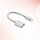 thumbnail image 5 of Cable OTG tipo C a adaptador de cable de conexión USB 2.0 (plateado), 5 of 5