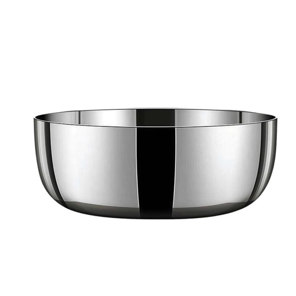 Stainless Steel Mixing Bowls, 32cm 260g Durable Metal Stainless Steel Mixing Bowl, Heavy-Duty Salad Dough Bowl Kitchen Prep Bowl Dishwasher Safe Dish Tub for Home Cooking