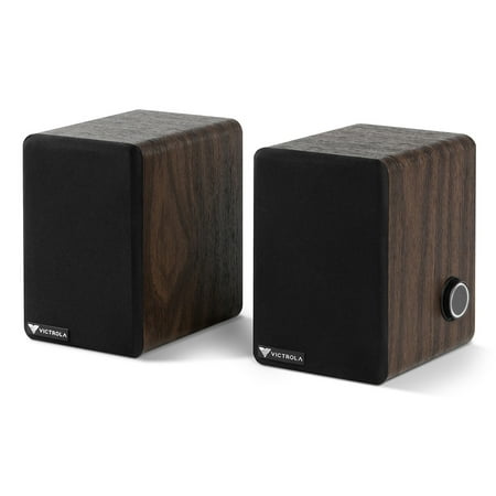Victrola - Premiere M1 Bookshelf Monitors - Espresso - image 2