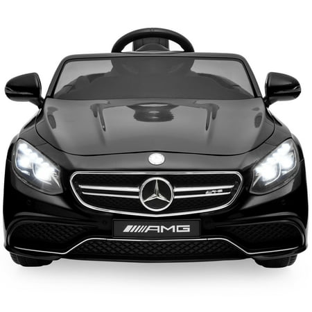 Mercedes Benz Tuner - Best Choice Products 12V Kids Battery Powered Licensed Mercedes-Benz S63 Coupe RC Ride-On Car w/ Parent Control, LED Lights, MP3 Player, 3 Speeds - Black