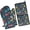 Cool Pet Background, variant on Corgi Dog and Flower Florals Kitchen Oven Mitt and Pot Holder Sets 2 Pcs for Baking, Cooking and Grilling, Heat Resistant Up To 392 °F