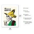 thumbnail image 2 of Mexico - Dia De los Muertos (Day of the Dead) Festival - Vintage Travel Poster by Jose Guadalupe Posada c.1900 - Bamboo Fine Art 290gsm Paper Print (Unframed) 18x24in, 2 of 4