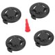 thumbnail image 2 of 4 cartuchos de combustible de butano con tapa protectora, accesorio de repuesto, piezas de alto rendimiento Negro, 2 of 8