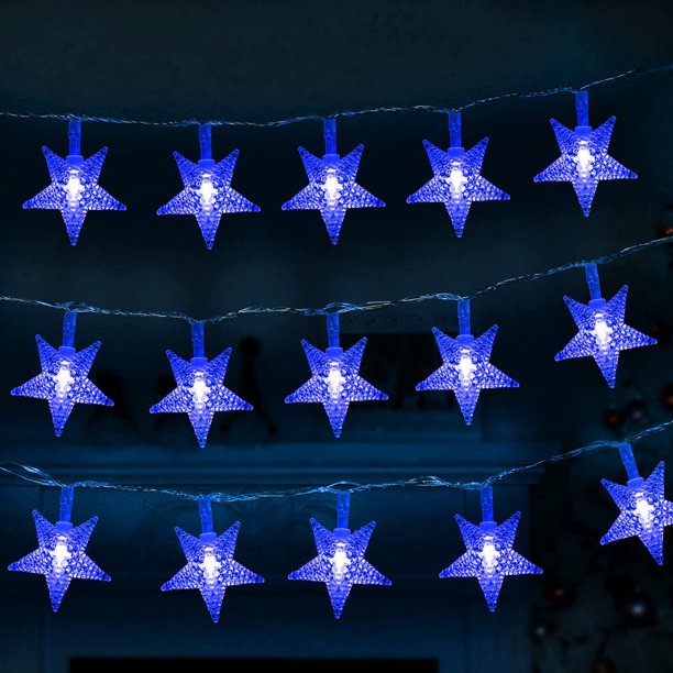 Cadena de luces LED Twinkle Star de 100 LED, cadena de luces enchufable, resistente al agua, extensible para interiores, exteriores, bodas, fiestas, árboles de Navidad, Año Nuevo y decoración de