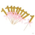 thumbnail image 1 of 24 Piezas Primeros Pasteles De Cumpleaños Cupcake Toppers Para Niñas Primera De Cumpleaños, 1 of 7