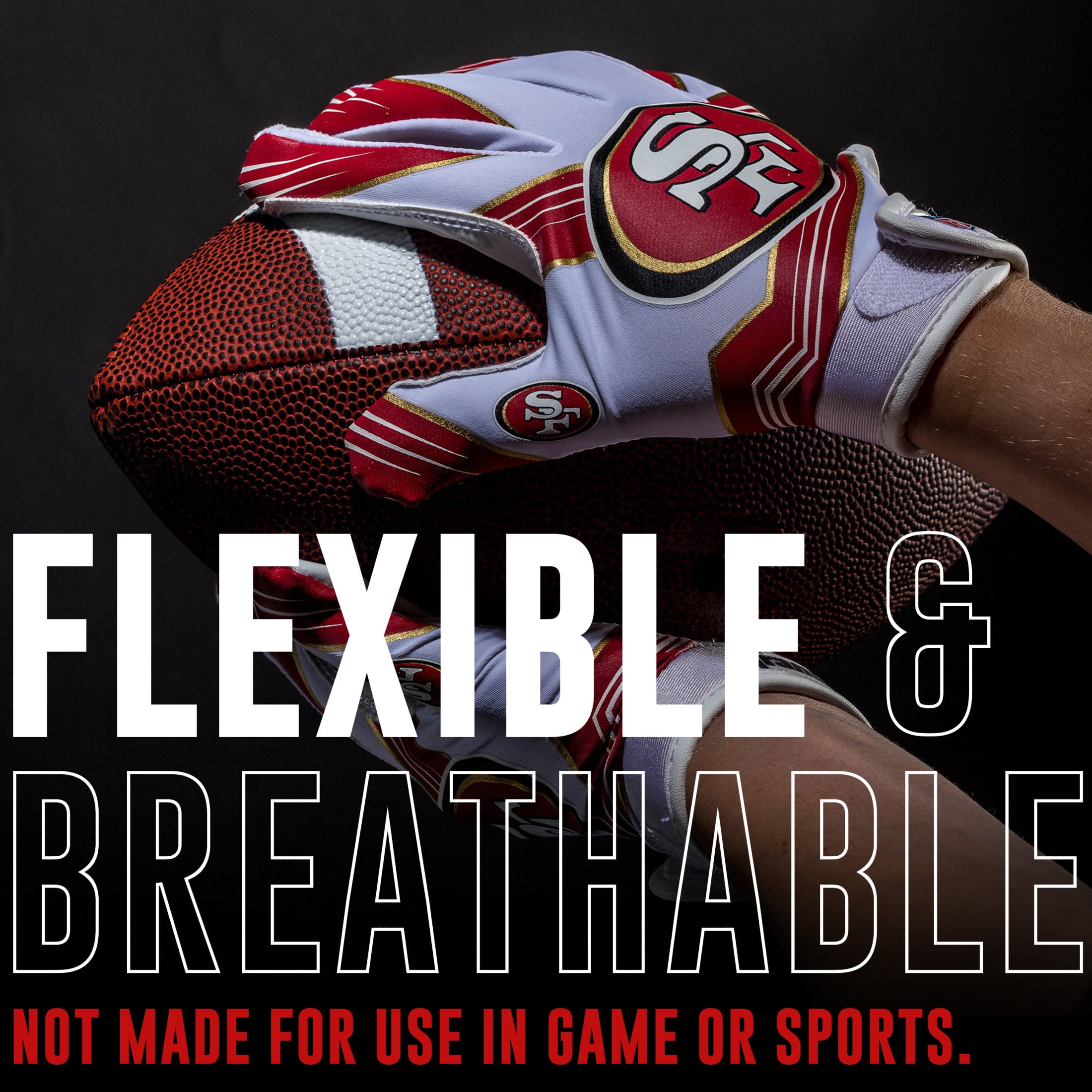 Franklin Sports San Francisco 49ers Youth NFL Football Receiver