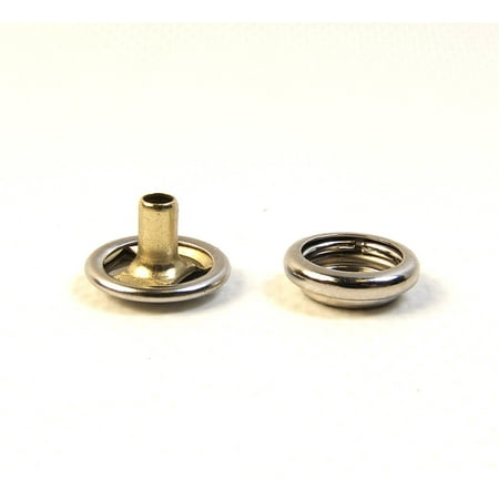 50 Piece Brass Snap Cap & Socket, Cap Has 1/4