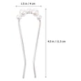 thumbnail image 2 of BEADCEST 4Ud Simple Hairpins De Aleación Con Para Uso Diario Y Accesorios, 2 of 6