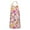 Pioneer Flower Floral-2, variant on Pioneer Flower Floral Print Pattern Apron-Garden Aprons for Women with Pockets-Cotton Linen Waterproof Kitchen Cooking Gardening Aprons Adjustable for Kitchen,Cooking,BBQ and Salon 33x27 Inch
