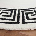 thumbnail image 3 of SAFAVIEH Metro Ivonette Bordered Area Rug, Ivory/Black, 6' x 6' Round, 3 of 11