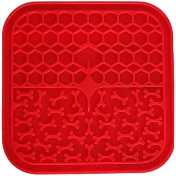 Zoowhale Pet Lick Silicone Mat For Dogs Pet Slow Food Plate Dog Bathing Distraction Silicone Dog Sucker Food Training Dog Feeder Supplies