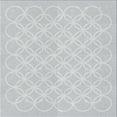 thumbnail image 1 of Ahgly Company Indoor Square Patterned Water Blue Novelty Area Rugs, 3' Square, 1 of 6