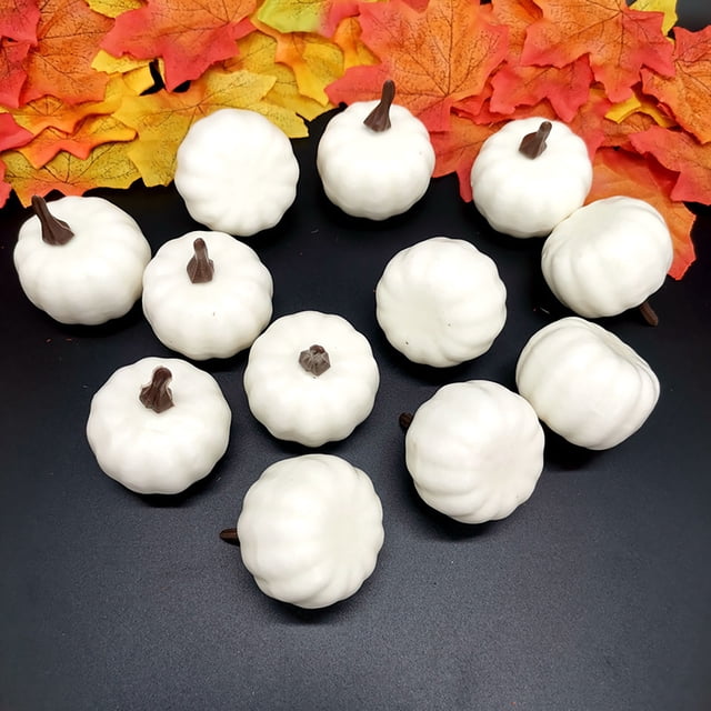 Desktop Ornament Mini Pumpkins Model Foam Decoration for Desktop Display Seasonal Autumn Ornament
