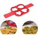 thumbnail image 3 of Anillo para panqueques de huevo Molde para hacer panqueques antiadherente Molde para cocinar huevos de silicona Molde para huevos fritos Moldes para tortillas para cocina Accesorios para hornear (For JAMW Sencillez, 3 of 4