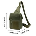 thumbnail image 3 of Wuztai Outdoor Chest Bag 26x19cm, Waterproof Sling Gun Bag, Multi-functional Field Pack, 3 of 5