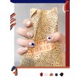 thumbnail image 3 of 5pcs Caramel White Scrub Nail Sticker Waterproof Detachable Nail Sticker Nail Art Decorations Nail Wraps(QF479), 3 of 4