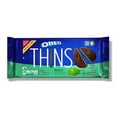 thumbnail image 2 of Oreo Thins Mint Creme Chocolate Sandwich Cookies (Pack of 3), 2 of 3