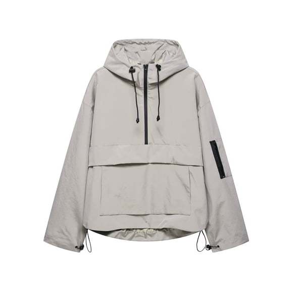 Ashirexll Zip up Hoodie Women, Winter Coats for Women, Coats for Women 3-Proof Fabric Hooded Jacket Multi-Color Pockets