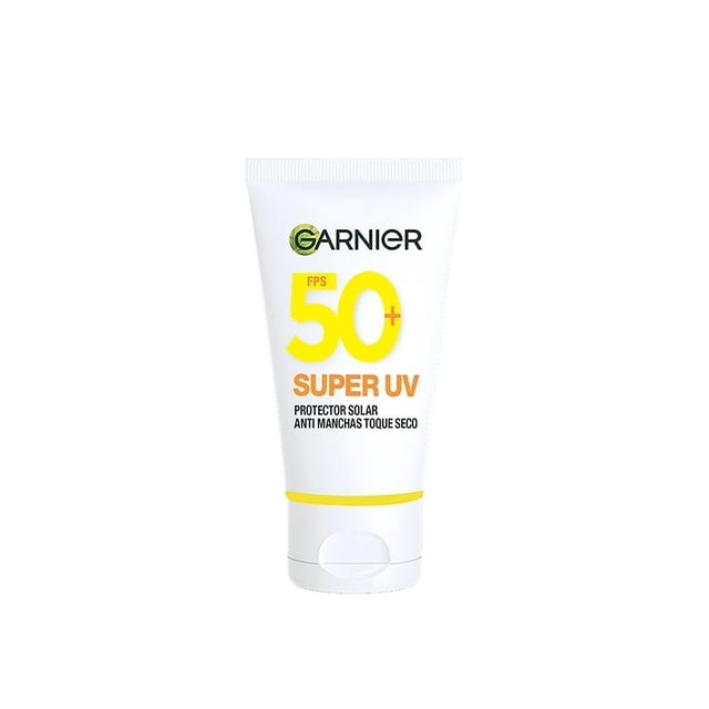 Protector Solar Facial Garnier Skin Active Antioleosidad Toque Seco Crema Sin Color FPS 50+ con Vit C 40 ml