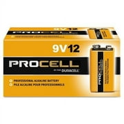 Duracell Procell 9 Volt Batteries, Pack of 12