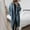 Blue, variant on Rigardu Clearance Sale Winter Coats for Women Women's Winter Double Breasted Wool Coat Long Sleeve Notch Lapel Long Trench Coat Womens Coats Grey Xl