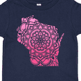 thumbnail image 4 of Inktastic Wisconsin Silhouette Mandala Boys or Girls Toddler T-Shirt, 4 of 5