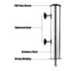 thumbnail image 3 of Umbrella pole mount stand tube set, outdoor parasol base holder insert pipe sleeve, for outside gar p, 3 of 4
