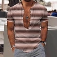thumbnail image 2 of Camisas de Manga Larga para Hombres Impresión de Moda Casual Cuello Girado Abajo, Blusa Transpirable para Eventos Diarios, Deportivos Y Especiales, 2 of 5