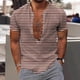 thumbnail image 2 of Camisas de Manga Larga para Hombres Impresión de Moda Casual Cuello Girado Abajo, Blusa Transpirable para Eventos Diarios, Deportivos Y Especiales, 2 of 5