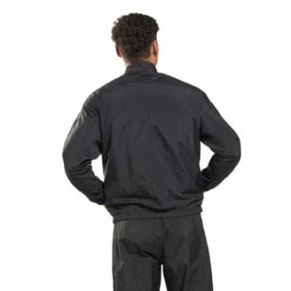 Reebok Men's Full Zip Color Block Drawcord Adjustable Hood