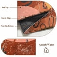 thumbnail image 6 of 5'x7' Area Rugs for Living Room Bedroom, Western Boho Washable Rug Carpet Runner Indoor Outdoor, Vintage Abstract Horse Cactus Plant Orange Non Slip Floor Mats Area Rug for Kitchen, Nursery, 6 of 8
