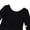 Black, variant on iiniim Kids Girls Shiny Long Sleeve Ballet Dance Tutu Dress Dancewear Gymnastics Skirted Leotard