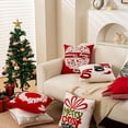 thumbnail image 5 of Christmas Pillow Christmas Throw Pillows Peppermint Pillows Red And White Christmas Decorations Cute Plush Pillow Christmas Decorative Cushion Cover, 5 of 7
