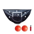 thumbnail image 1 of Hearth & Gear Trampoline Basketball Hoop Goal Kit Trampoline Basketball Attachment With Enclosure 1 Mini And 1 For Kids Adults Indoor Outdoor Play Game Easy To Install 13 Trampoline Replacement Mat 6, 1 of 7