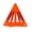 Red, variant on Warning Triangle, Foldable Safety Triangle, Triple Warning Kit, Warning Triangle Reflector, Roadside Hazard Sign, Automotive Safety Kits, Triangle Symbol for Emergency