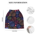 thumbnail image 6 of Haiem Colorful Shells Baby Nursing Cover & Nursing Poncho - Multi Use Cover for Baby Car Seat Canopy, Stroller Cover, 360°Full Privacy Breastfeeding Coverage, 6 of 9