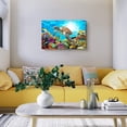 thumbnail image 4 of Hieng Large Wall Decor For Living Room Inspiration Canvas Wall Art For Bedroom Room Kitchen Wall Decoration Abstract Leaves Wall Paintings Artworks Office Wall Pictures （Only canvas）, 4 of 6
