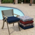 thumbnail image 6 of ARDEN Outdoor Seat Cushion 21 x 21, Sapphire Blue Leala, 6 of 11