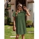 thumbnail image 4 of Vestido Zeagoo con botones para mujer, camisa de algodón para verano, 4 of 6