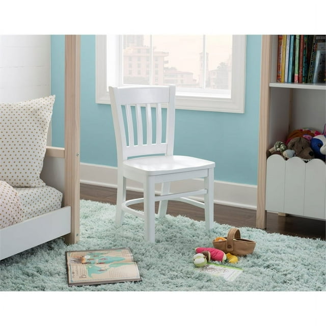 Linon Davis Ensemble de Deux Chaises pour Enfants en Bois Blanc