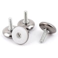 thumbnail image 1 of Furniture Adjustable Screw On Glide Leveling Foot Feet M6x20mm 4 Pcs, 1 of 1