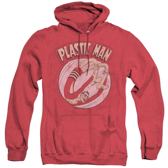 DC Comics Bounce Adult Heather Hoodie Sweatshirt Red